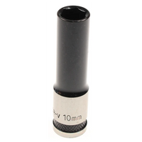 Sealey Socket 3/8"dr 10mm deep (6pt) 'black series' AK7971.18