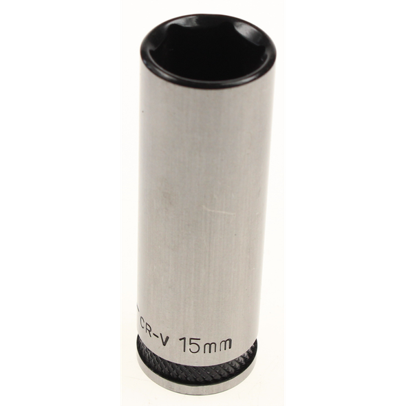 Sealey Socket 3/8"dr 15mm deep (6pt) 'black series'