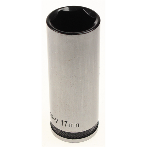 Sealey Socket 3/8"dr 17mm deep (6pt) 'black series'