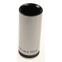 Sealey Socket 3/8"dr 19mm deep (6pt) 'black series' AK7971.27