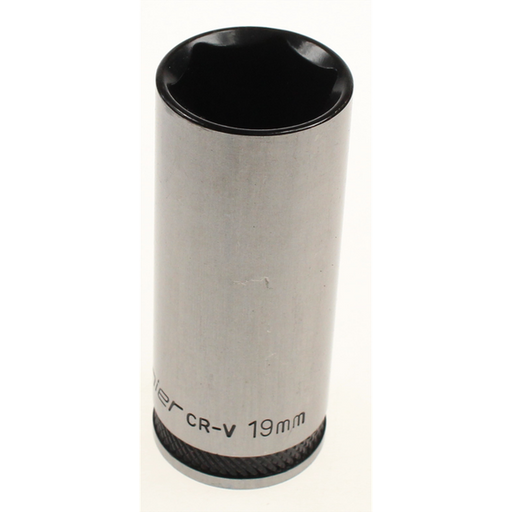Sealey Socket 3/8"dr 19mm deep (6pt) 'black series'