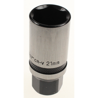 Sealey 3/8" 21mm spark plug socket 'black series' AK7971.33