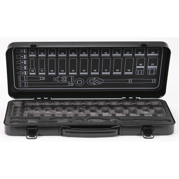 Sealey Metal case with foam insert (black series)
