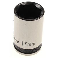 Sealey Socket 1/2"dr 17mm (6pt) 'black series' AK7972.10