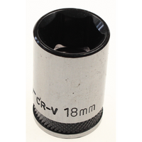 Sealey Socket 1/2"dr 18mm (6pt) 'black series' AK7972.11