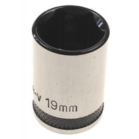 Sealey Socket 1/2"dr 19mm (6pt) 'black series' AK7972.12
