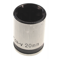Sealey Socket 1/2"dr 20mm (6pt) 'black series' AK7972.13
