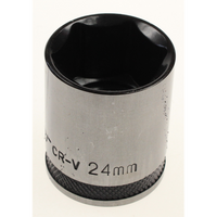 Sealey Socket 1/2"dr 24mm (6pt) 'black series' AK7972.17