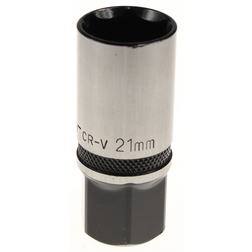 Sealey 1/2"dr 21mm spark plug socket 'black series'