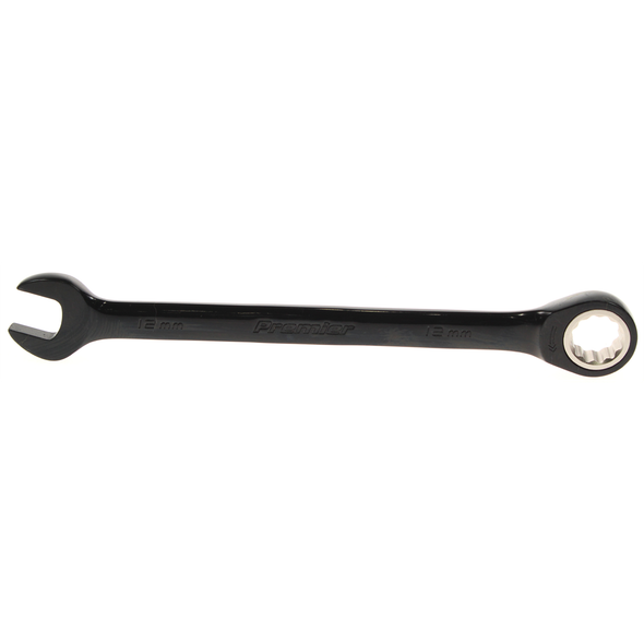 Sealey Combination ratchet spanner 12mm black
