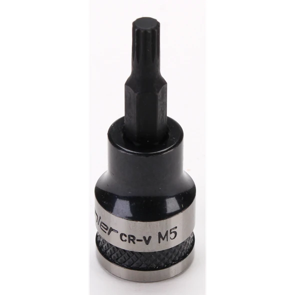 Sealey Spline Socket Bit 3/8"Sq Drive M5 (Black Series)