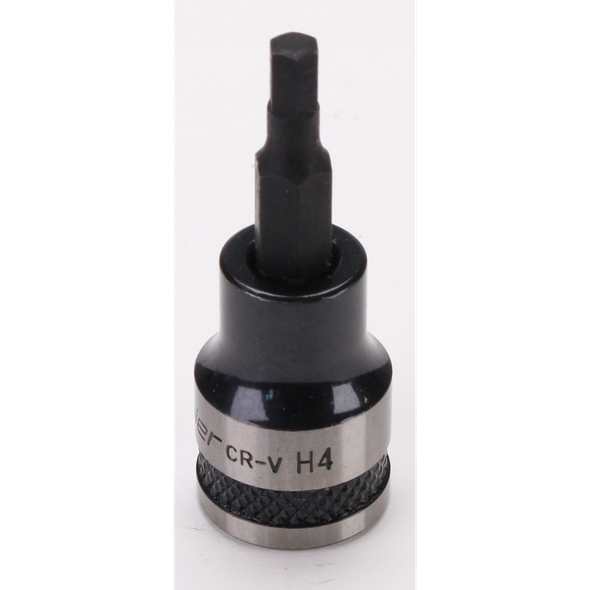 Sealey Hex Socket Bit 3/8"Sq Drive 4mm (Black Series)