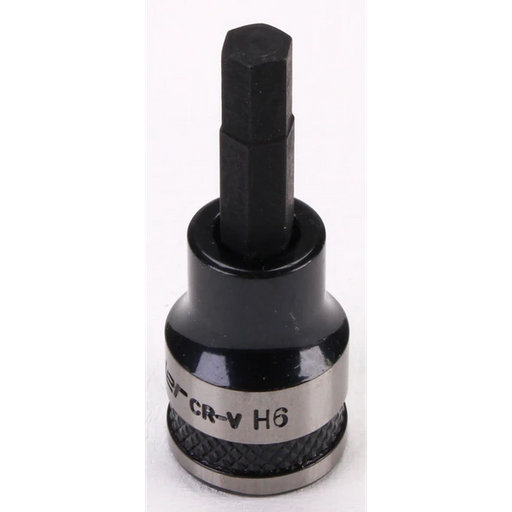 Sealey Hex Socket Bit 3/8"Sq Drive 6mm (Black Series)