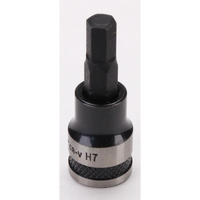Sealey Hex Socket Bit 3/8"Sq Drive 7mm (Black Series) AK7985.20