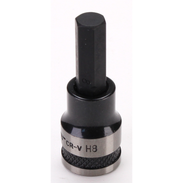 Sealey Hex Socket Bit 3/8"Sq Drive 8mm (Black Series)