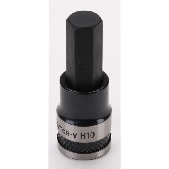 Sealey Hex Socket Bit 3/8"Sq Drive 10mm (Black Series)