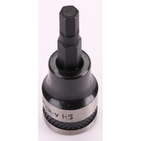 Sealey Hex Key Socket Bit 3/8"Dr 5mm (Black Series) AK7986.02