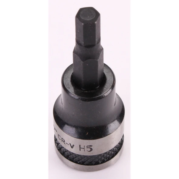 Sealey Hex Key Socket Bit 3/8"Dr 5mm (Black Series)