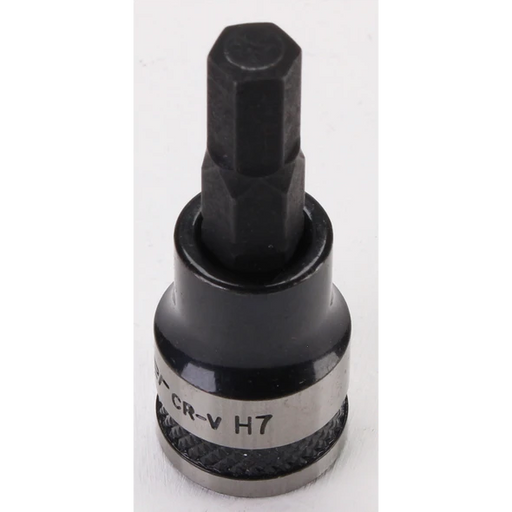 Sealey Hex Key Socket Bit 3/8"Dr 7mm (Black Series)