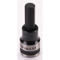 Sealey Hex Key Socket Bit 3/8"Dr 8mm (Black Series) AK7986.05