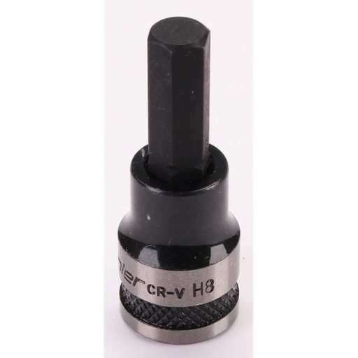 Sealey Hex Key Socket Bit 3/8"Dr 8mm (Black Series)
