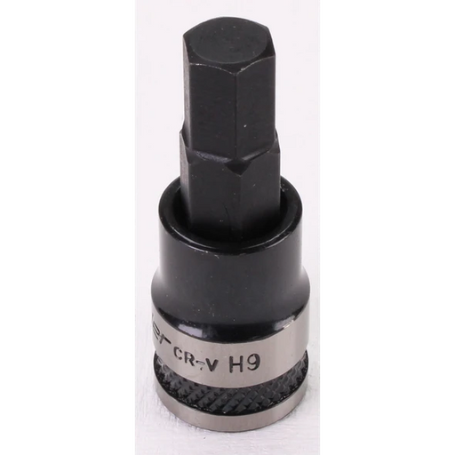 Sealey Hex Key Socket Bit 3/8"Dr 9mm (Black Series)