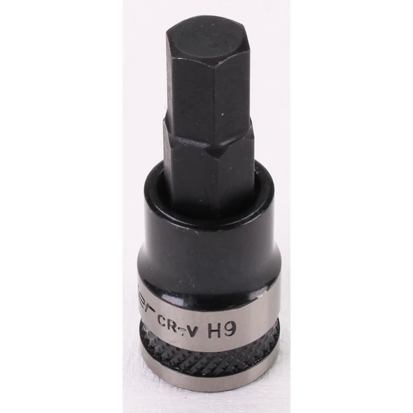 Sealey Hex Key Socket Bit 3/8"Dr 9mm (Black Series)