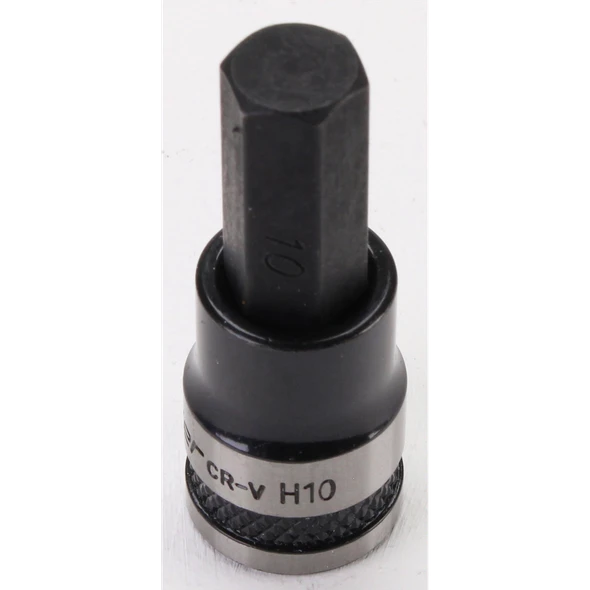 Sealey Hex Key Socket Bit 3/8"Dr 10mm (Black Series)