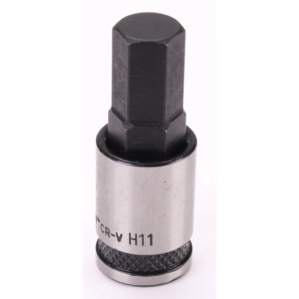 Sealey Hex Key Socket Bit 3/8"Dr 11mm (Black Series)