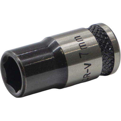 Sealey 1/4"Dr Socket 7mm (Black Series)