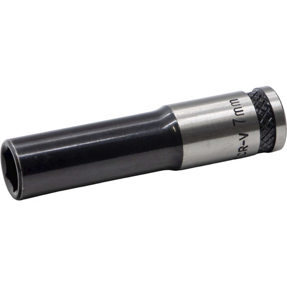 Sealey 1/4"Dr Deep Socket 7mm (Black Series)