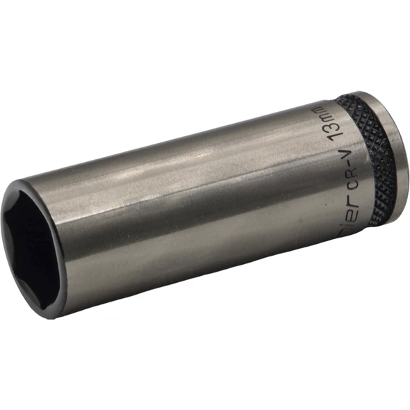 Sealey 1/4"Dr Deep Socket 13mm (Black Series)