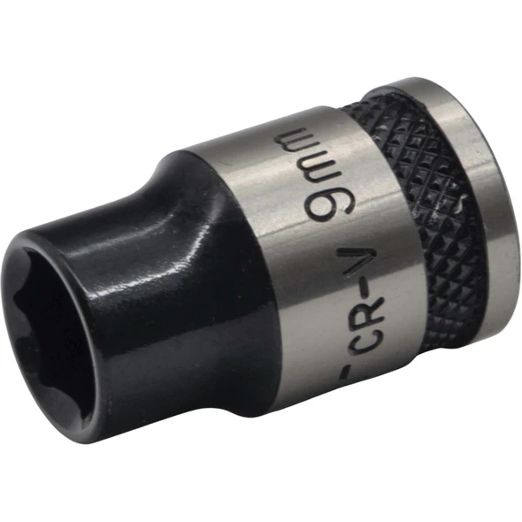 Sealey 3/8"Dr Socket 9mm (Black Series)