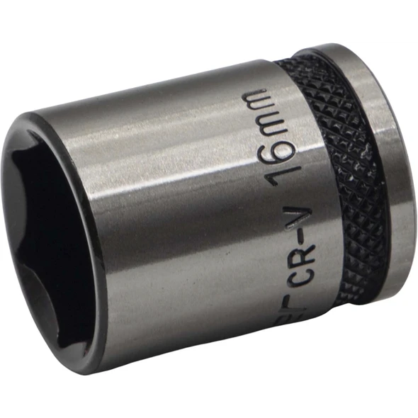 Sealey 3/8"Dr Socket 16mm (Black Series)