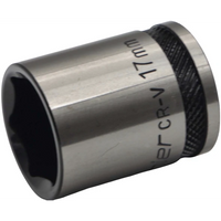 Sealey 3/8"Dr Socket 17mm (Black Series) AK7992.10