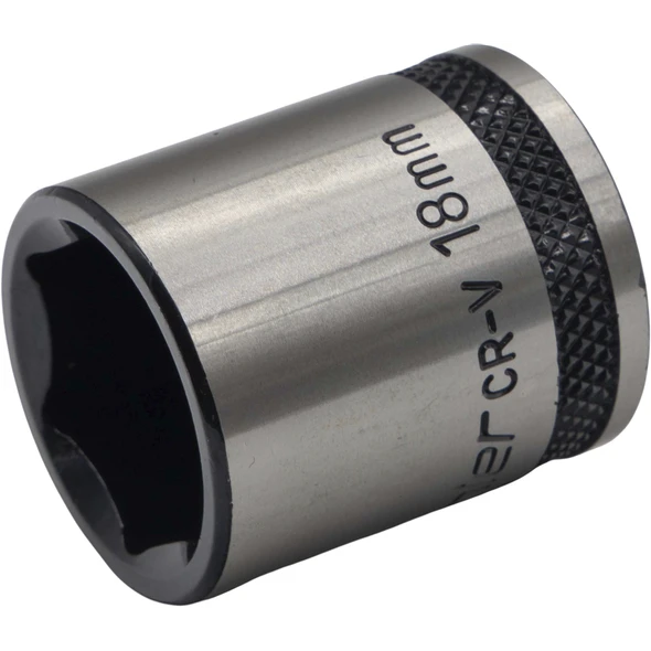 Sealey 3/8"Dr Socket 18mm (Black Series)