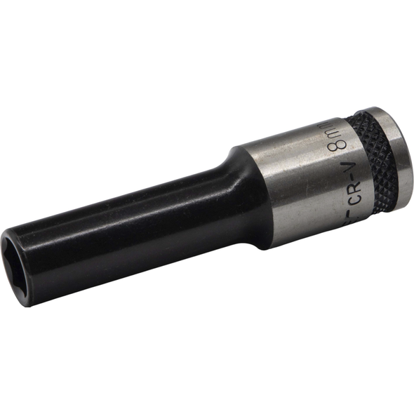 Sealey 3/8"Dr Deep Socket 8mm (Black Series)
