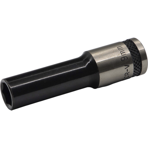 Sealey 3/8"Dr Deep Socket 9mm (Black Series)
