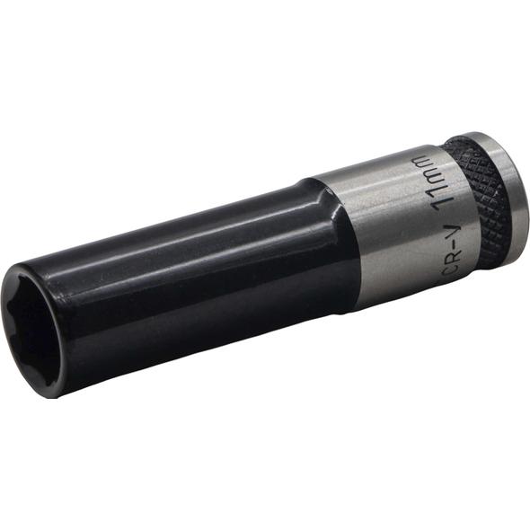 Sealey 3/8"Dr Deep Socket 11mm (Black Series)