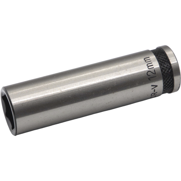 Sealey 3/8"Dr Deep Socket 12mm (Black Series)