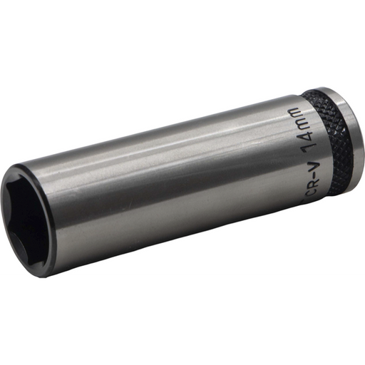 Sealey 3/8"Dr Deep Socket 14mm (Black Series)