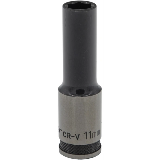 Sealey 1/2"Dr Deep Socket 11mm (Black Series)