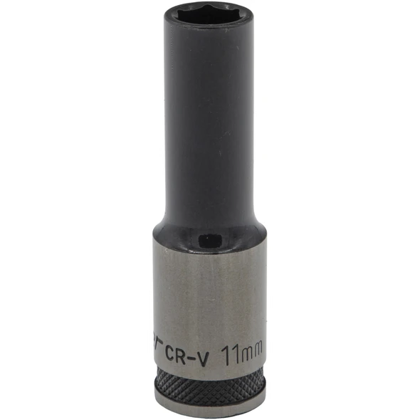 Sealey 1/2"Dr Deep Socket 11mm (Black Series)
