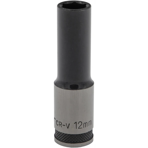 Sealey 1/2"Dr Deep Socket 12mm (Black Series)