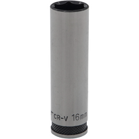 Sealey 1/2"Dr Deep Socket 16mm (Black Series) AK7995.07