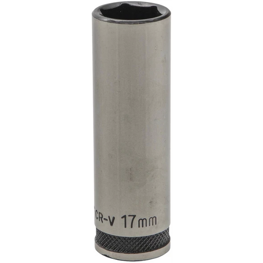 Sealey 1/2"Dr Deep Socket 17mm (Black Series)