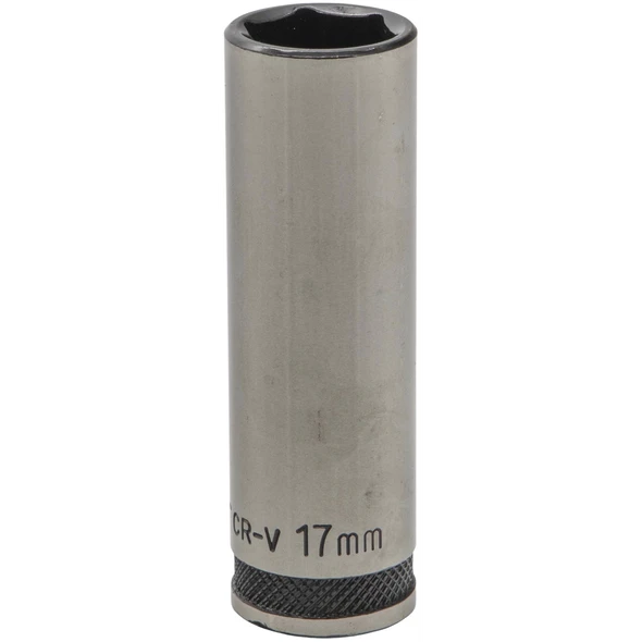 Sealey 1/2"Dr Deep Socket 17mm (Black Series)