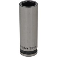Sealey 1/2"Dr Deep Socket 18mm (Black Series) AK7995.09
