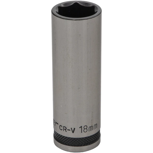 Sealey 1/2"Dr Deep Socket 18mm (Black Series)