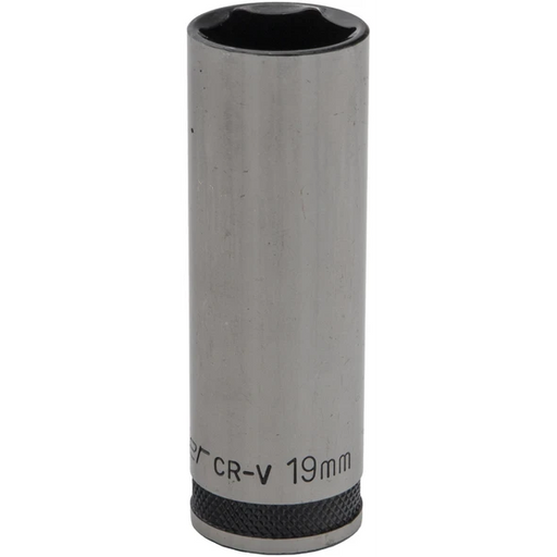 Sealey 1/2"Dr Deep Socket 19mm (Black Series)